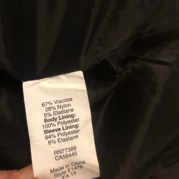 Jcrew navy blue blazer Sz 12 - Picture 7 of 7